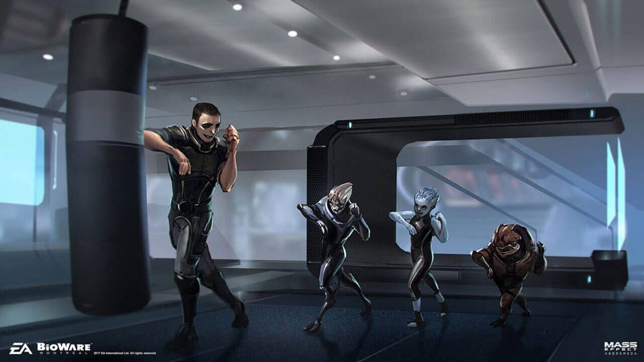 Mass Effect: Andromeda key art