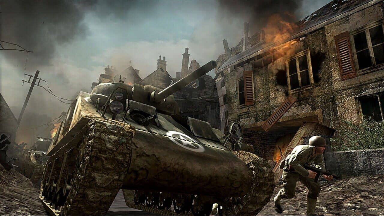 Call of Duty 3 key art