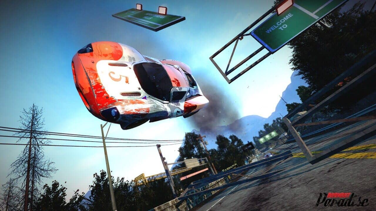Burnout Paradise key art