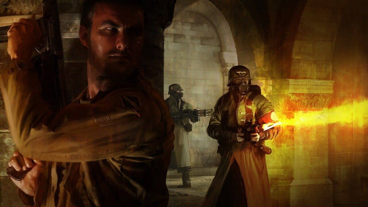 Return to Castle Wolfenstein key art