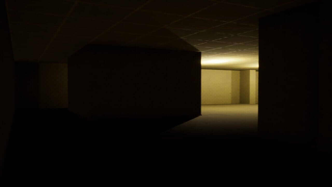 Backrooms key art