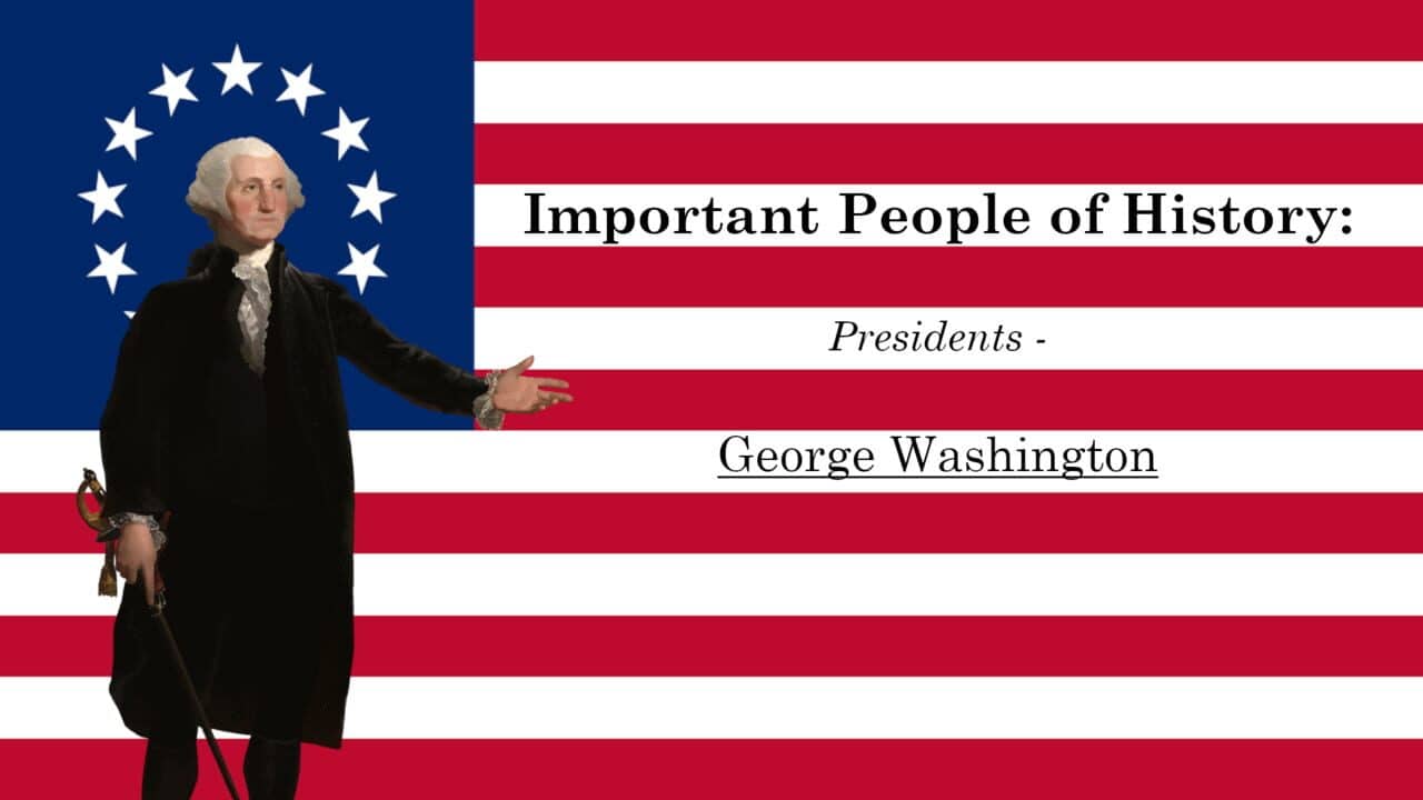 Important People of History: Presidents - George Washington key art