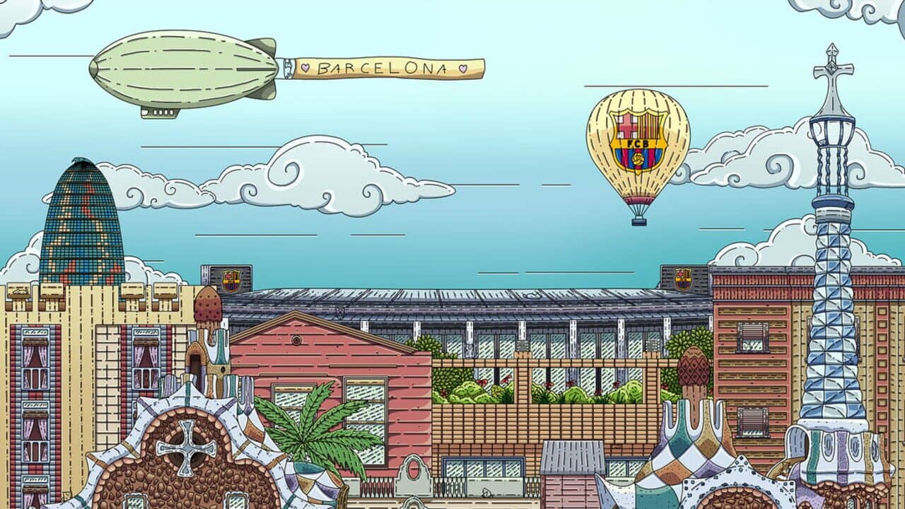 100 Barcelona Cats key art