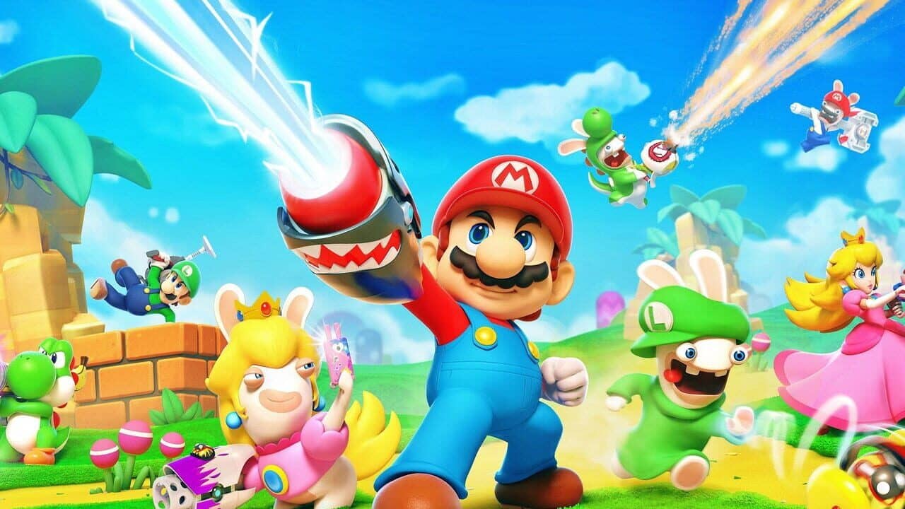 Mario + Rabbids Kingdom Battle key art