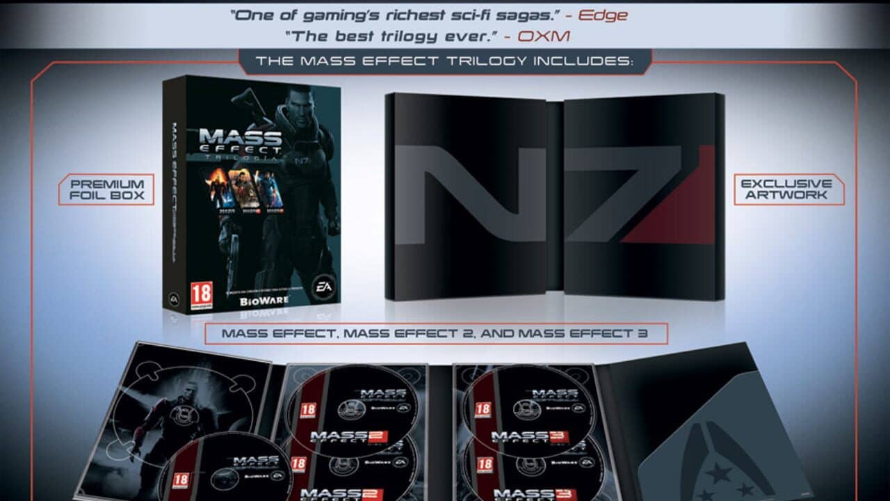 Mass Effect Trilogy key art