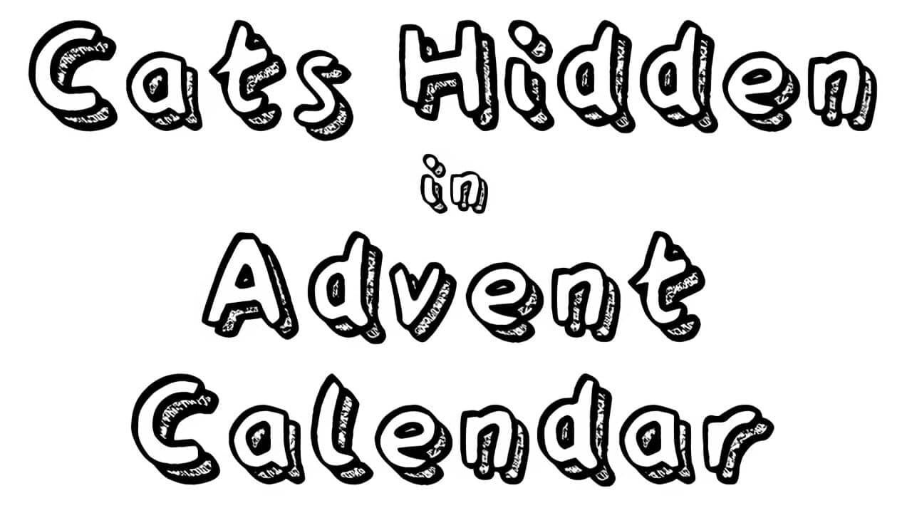 Cats Hidden in Advent Calendar key art