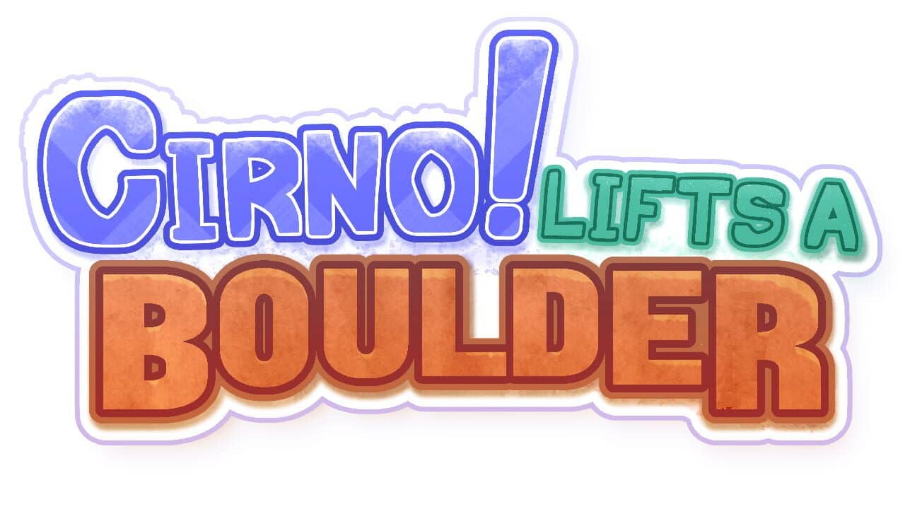 Cirno! Lifts a Boulder key art