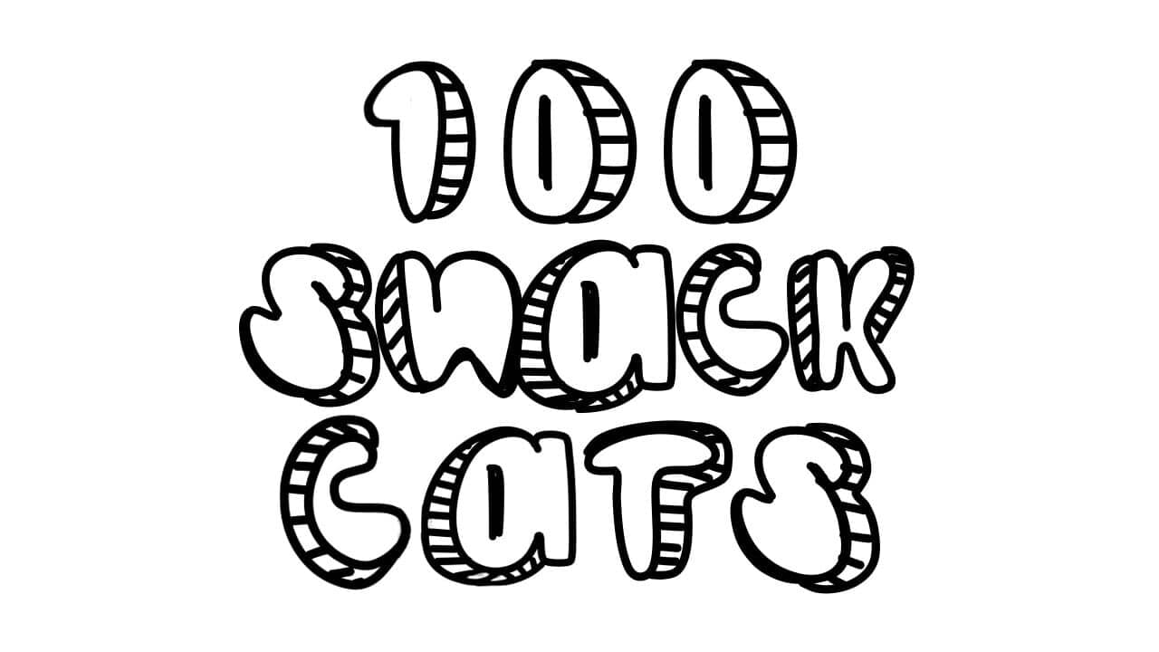 100 Snack Cats key art