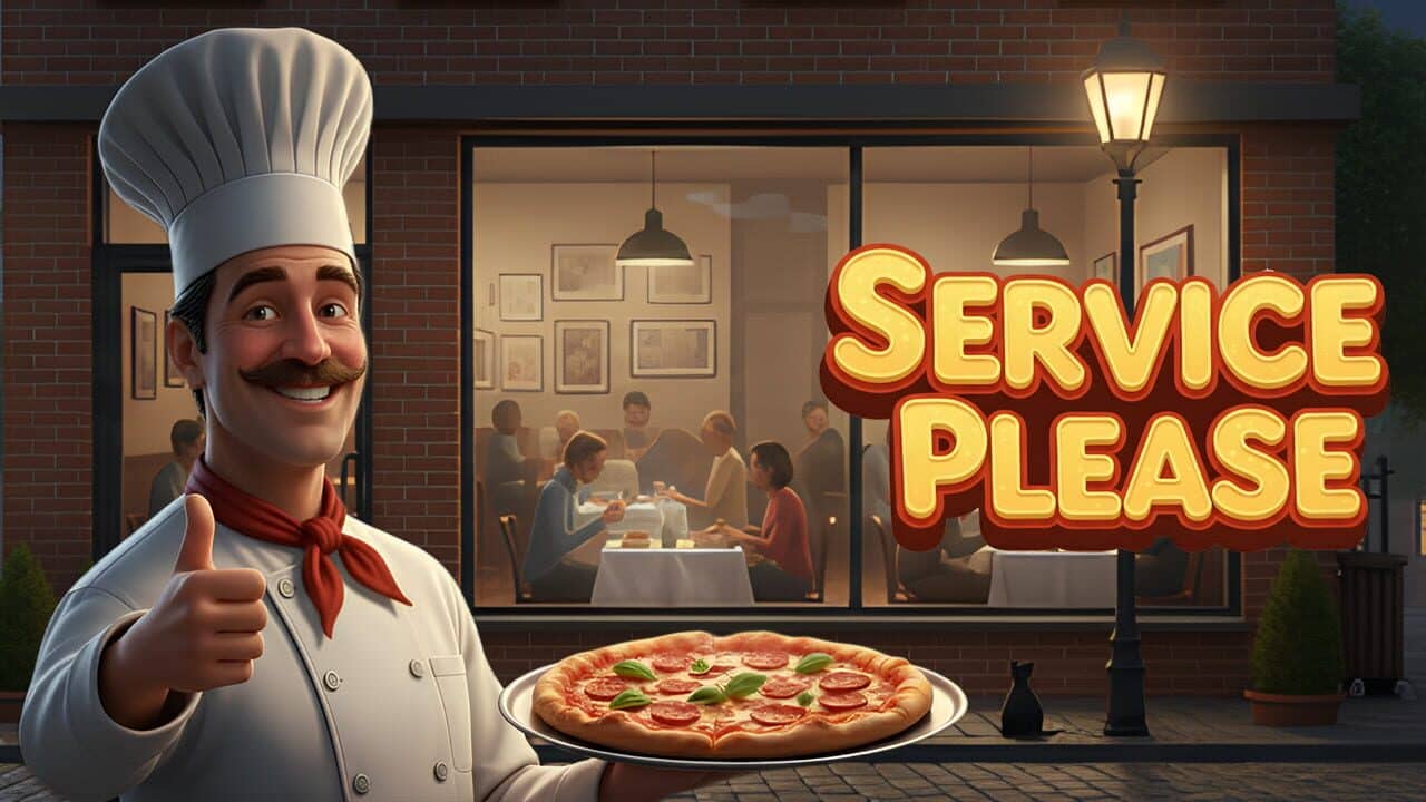 Service Please key art
