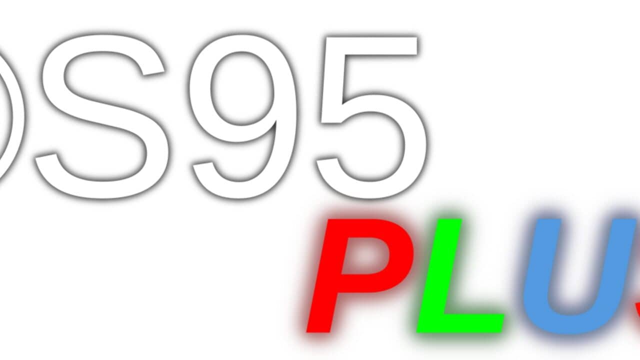 OS95 Plus! key art