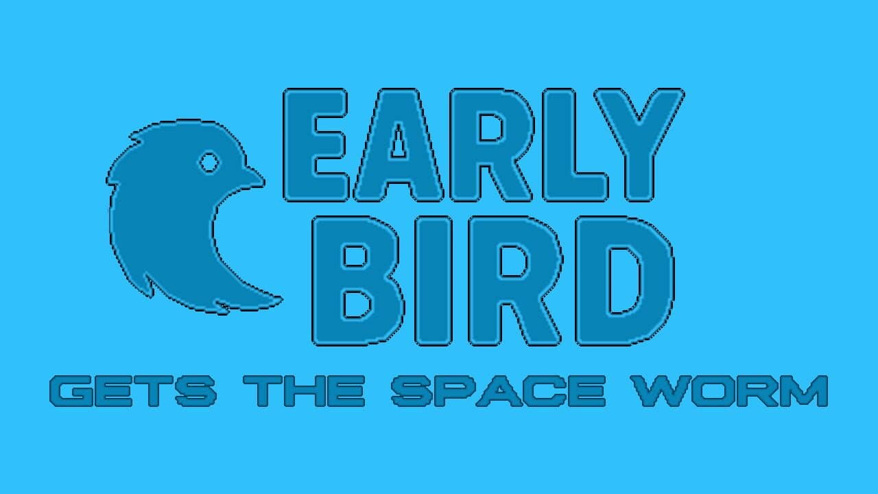 Early Bird Gets the Space Worm key art