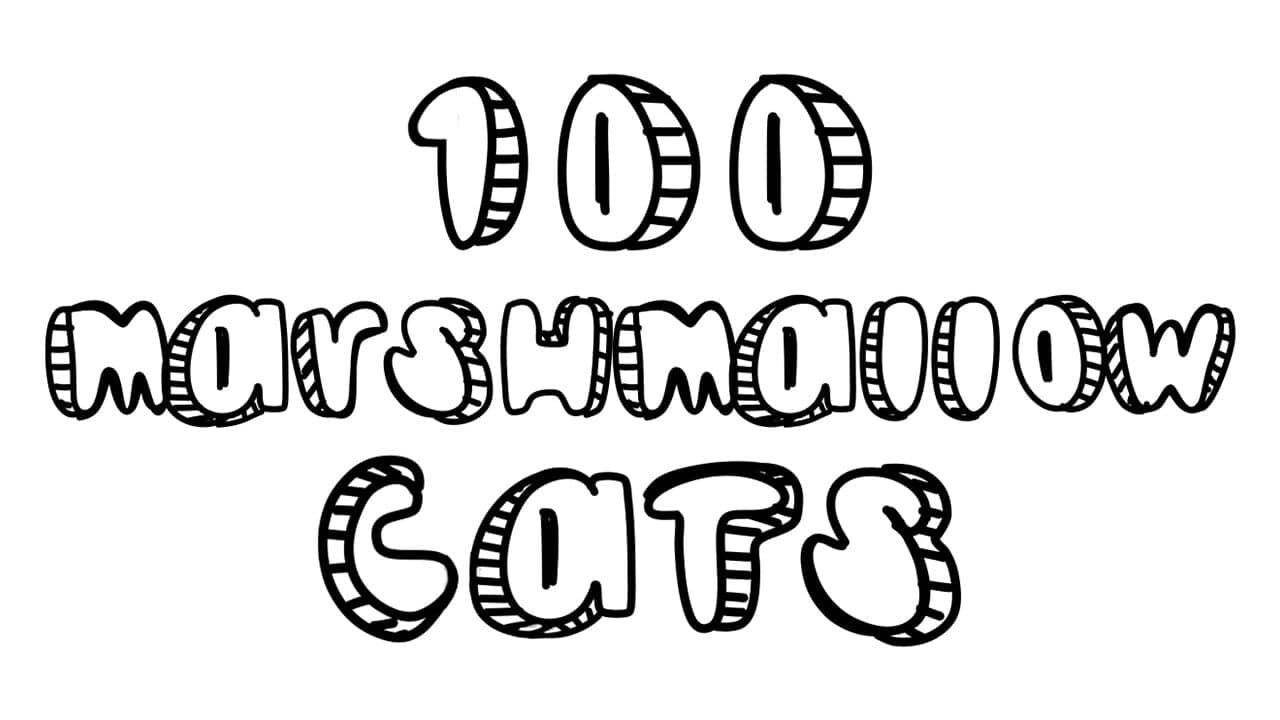100 Marshmallow Cats key art