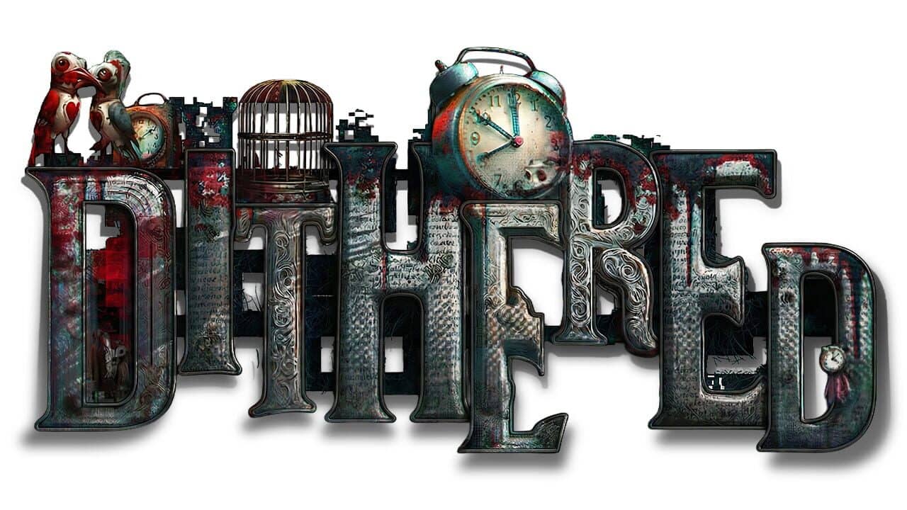 Dithered key art