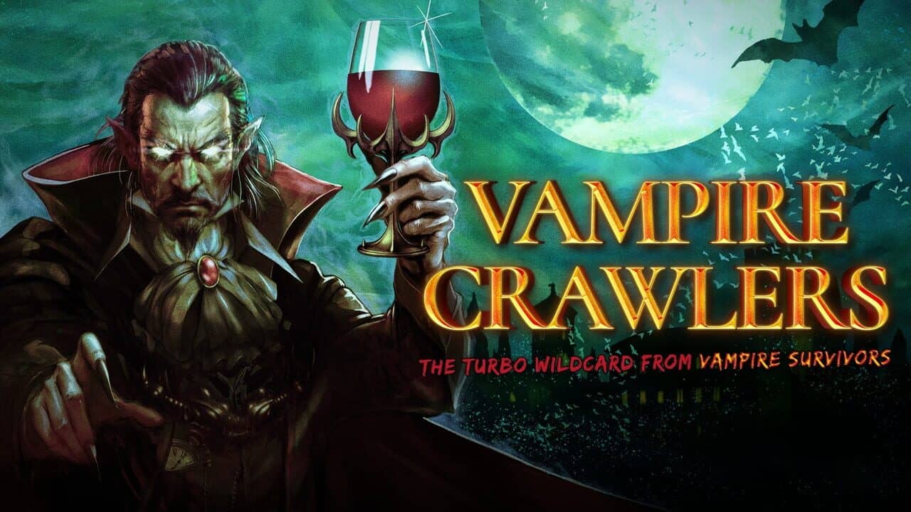 Vampire Crawlers: The Turbo Wildcard from Vampire Survivors key art