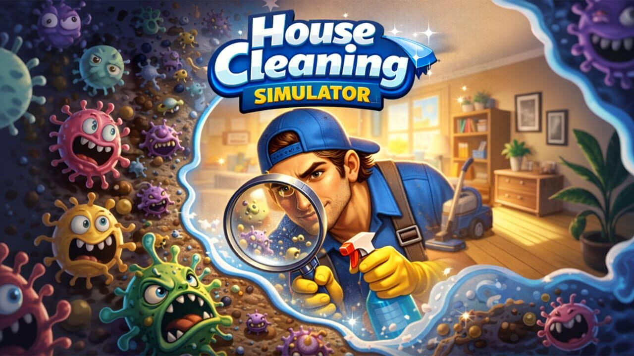 House Cleaning Simulator key art