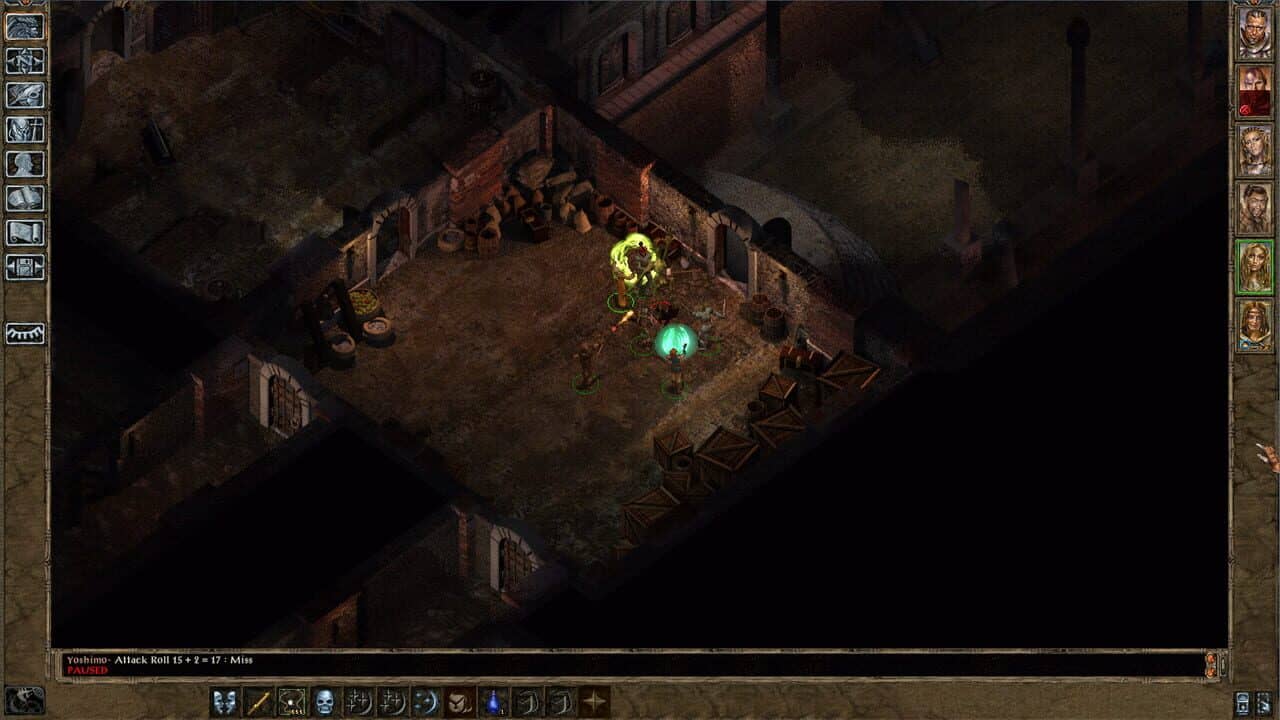Baldur's Gate II: Shadows of Amn key art