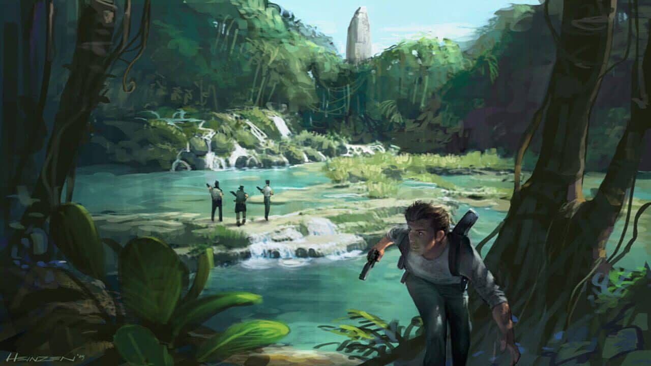 Uncharted: Drake's Fortune key art