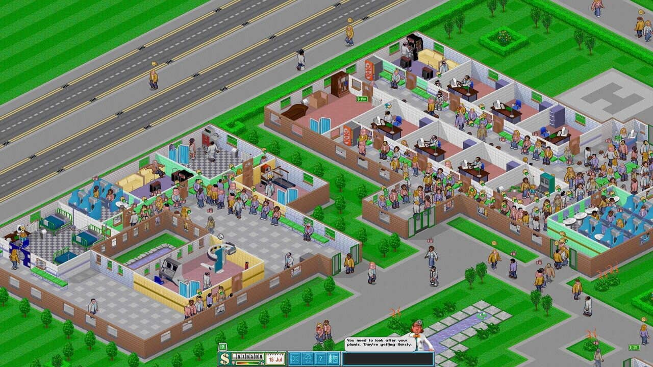 Theme Hospital key art