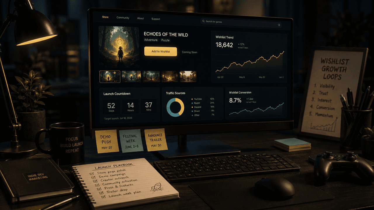 How to Get More Steam Wishlists Before Launch