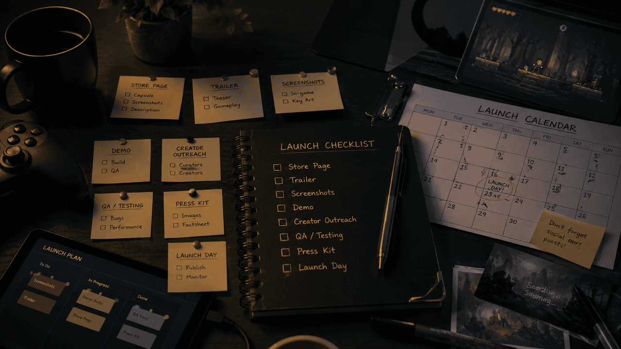 Indie Game Launch Checklist: What to Do Before Release