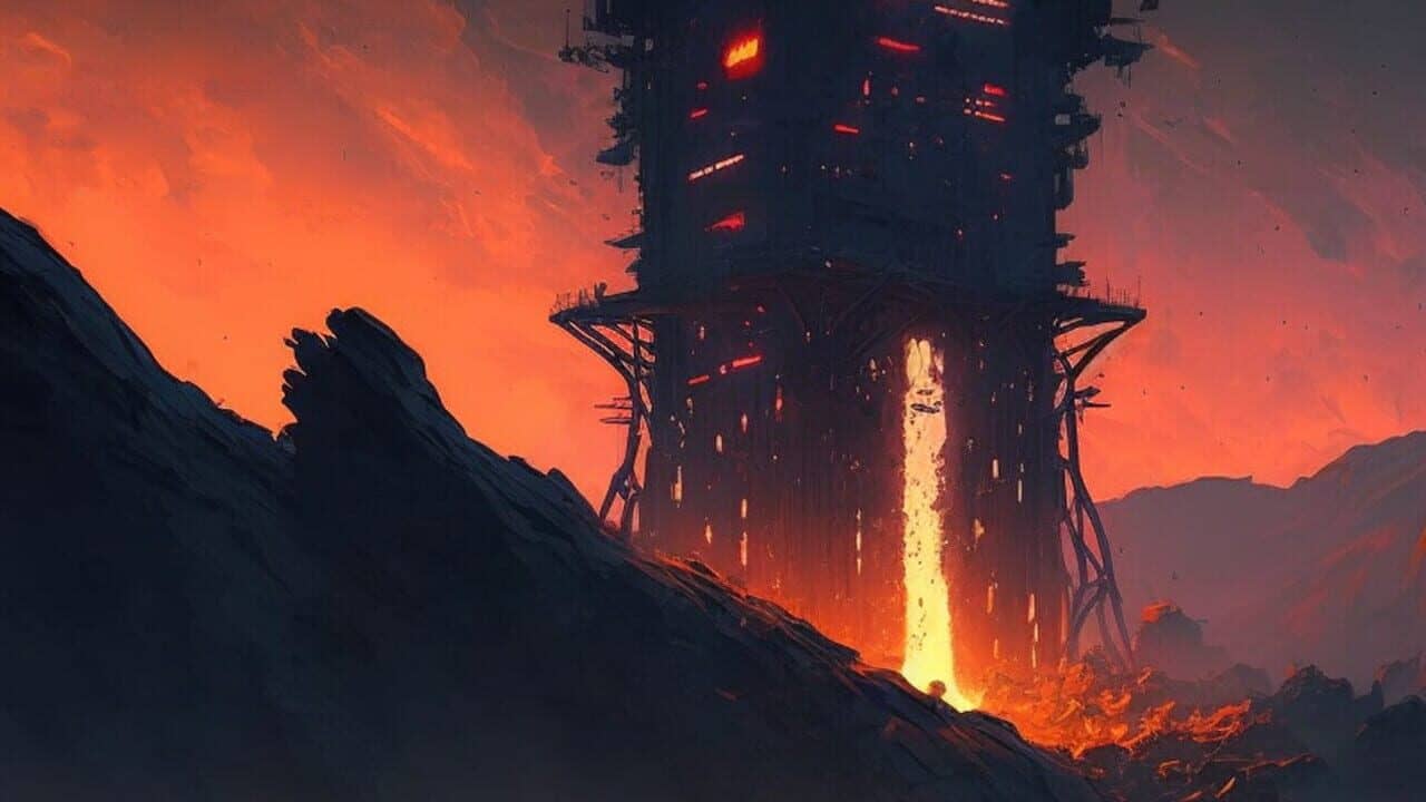 Space Drilling Station key art
