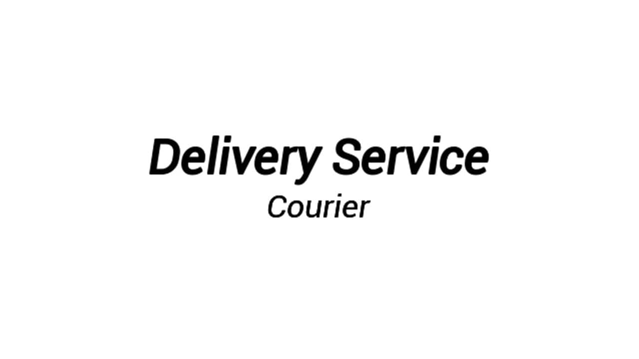 Delivery Service: Courier key art