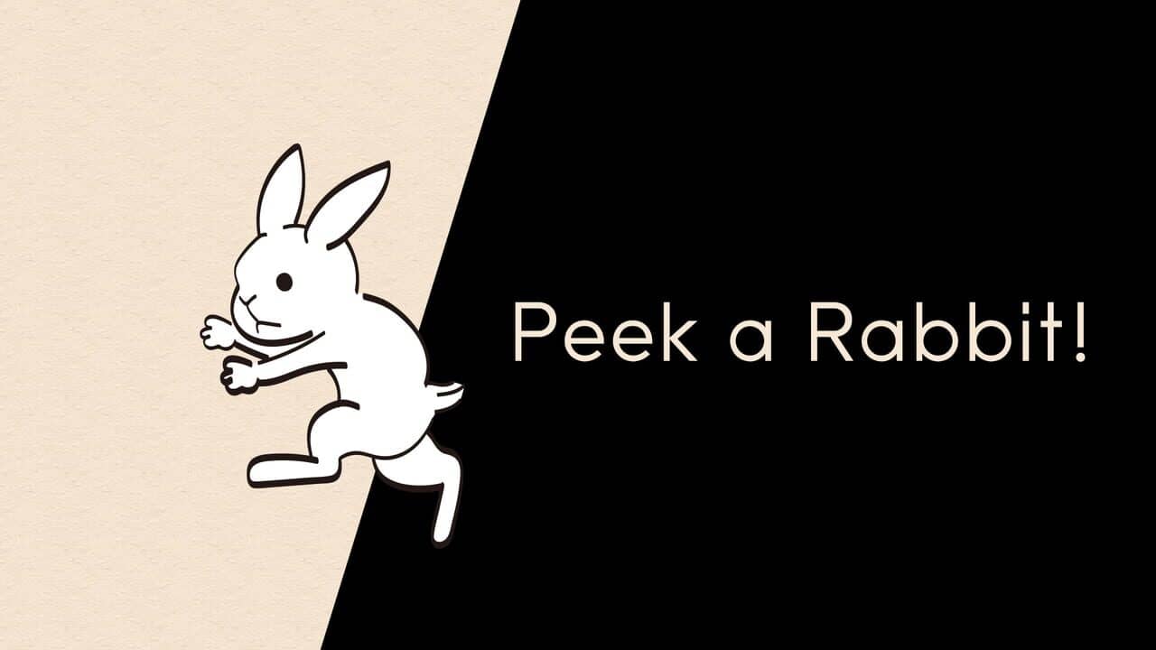 Peek a Rabbit! key art