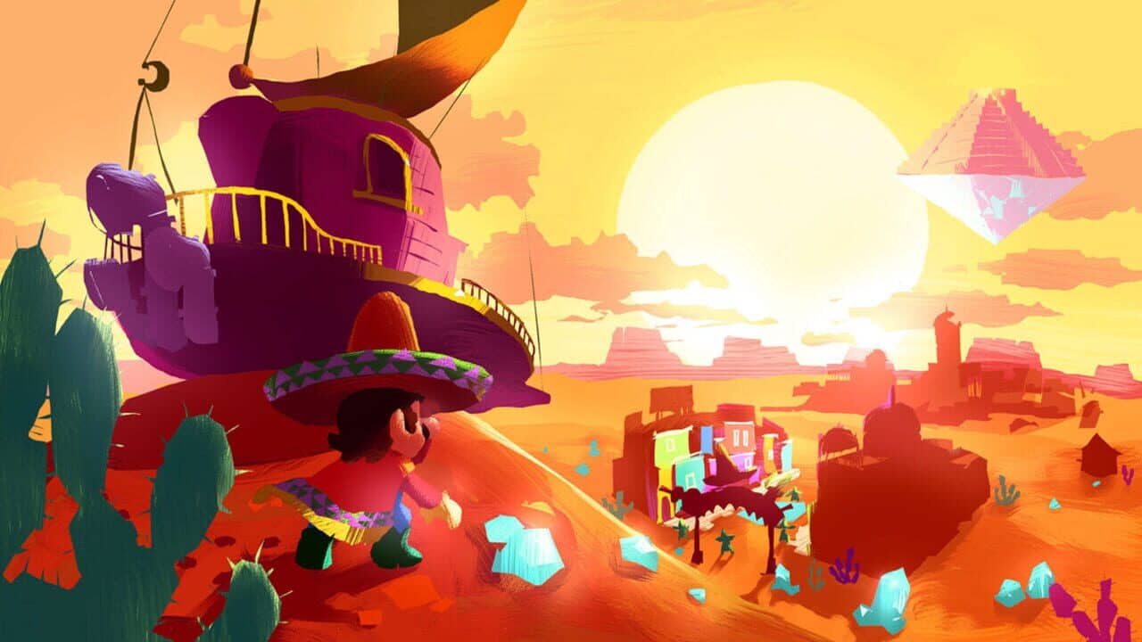 Super Mario Odyssey key art